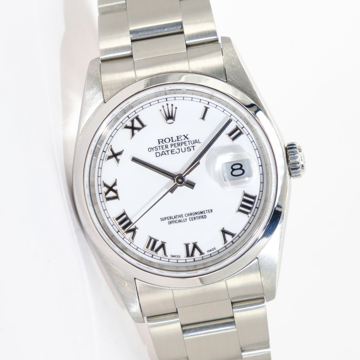 Rolex Datejust Ref. 16200 "White Roman"