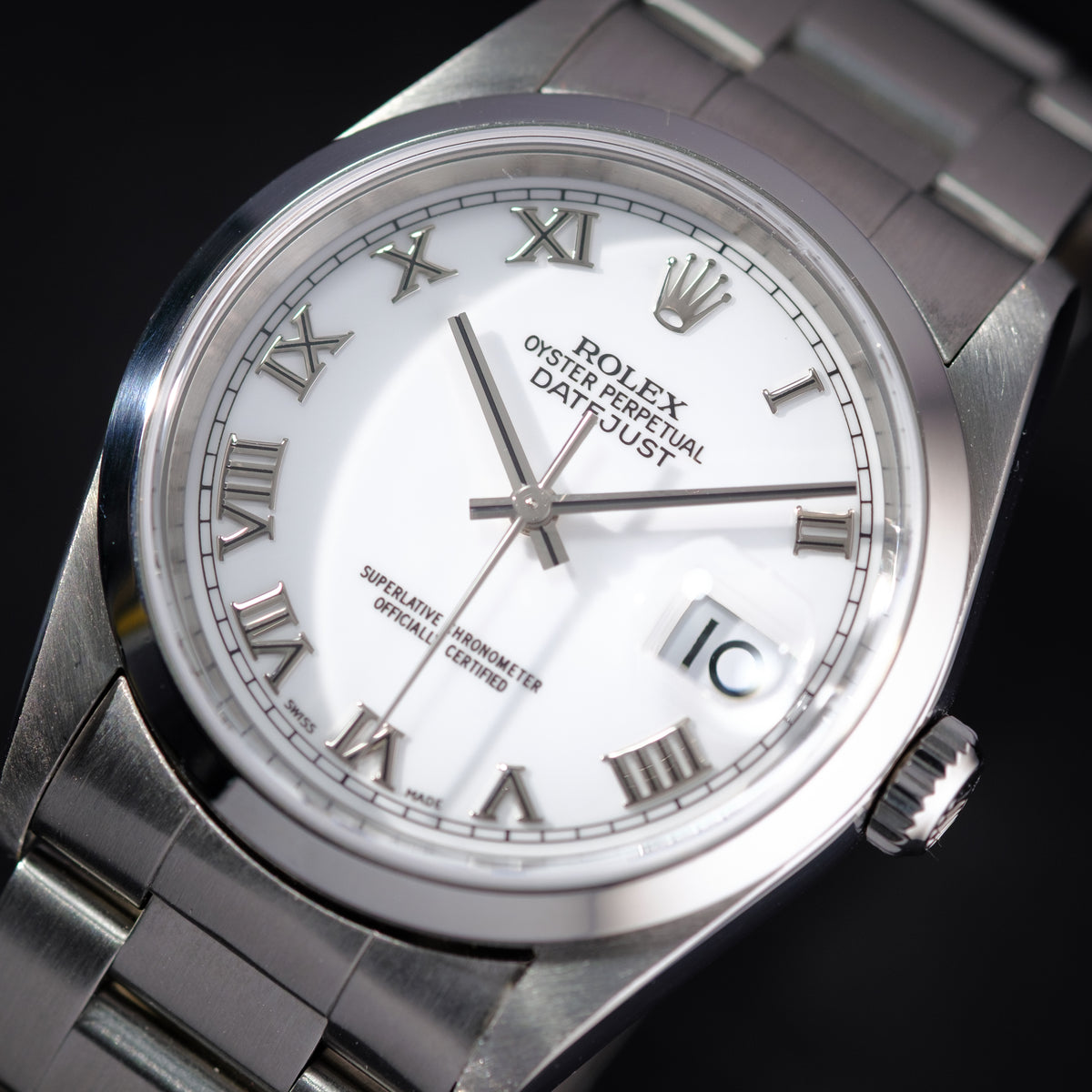 Rolex Datejust Ref. 16200 "White Roman"