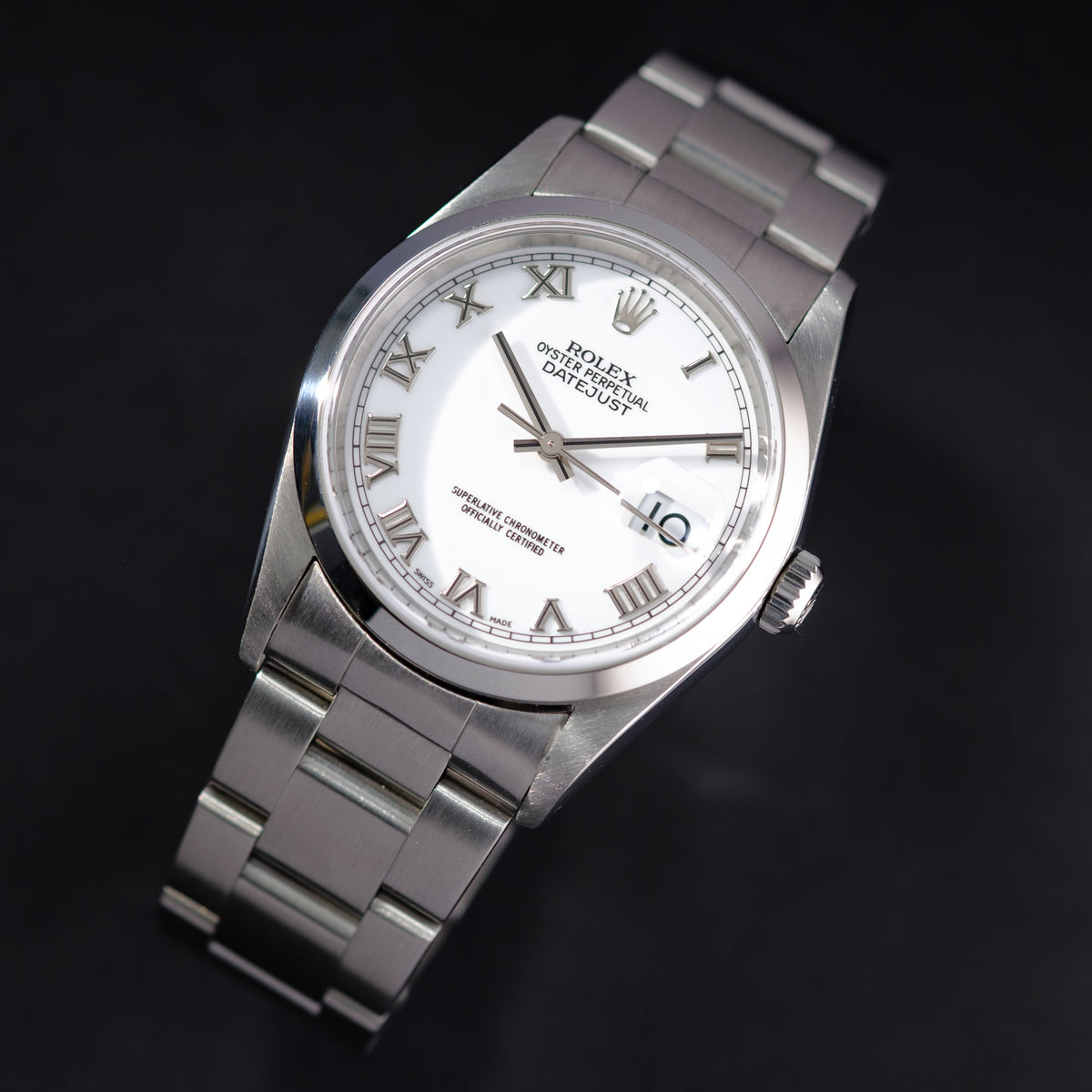 Rolex Datejust Ref. 16200 "White Roman"