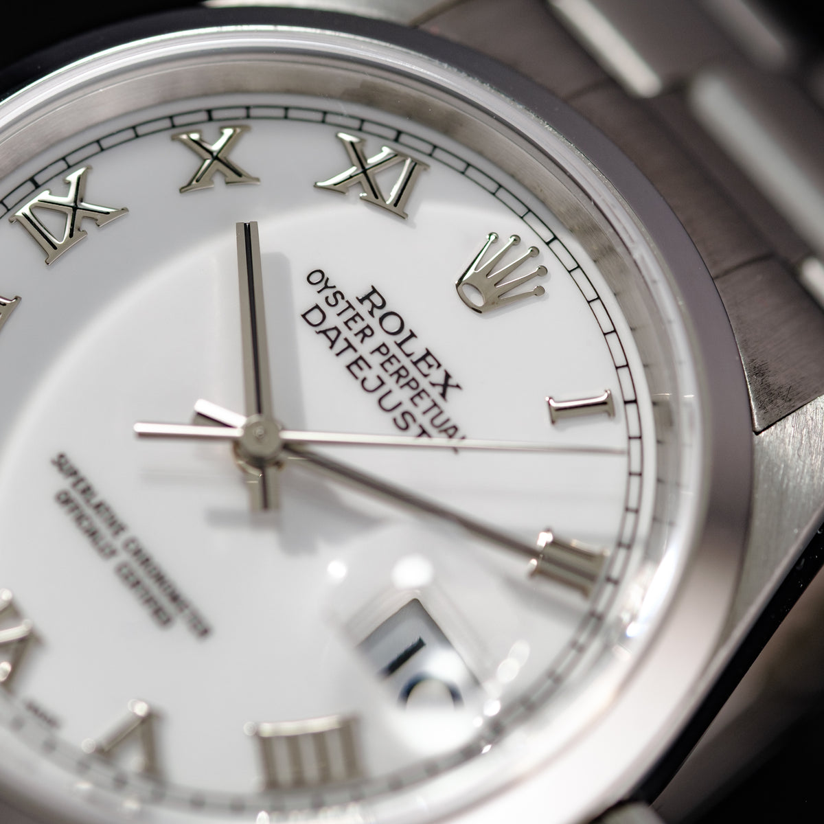 Rolex Datejust Ref. 16200 "White Roman"