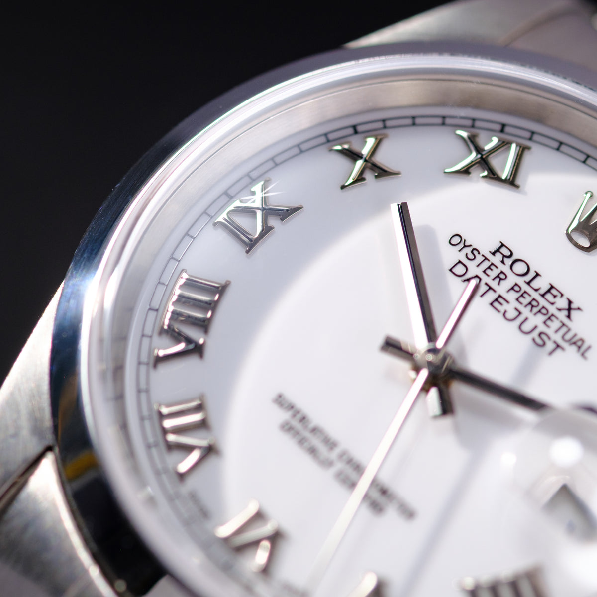 Rolex Datejust Ref. 16200 "White Roman"