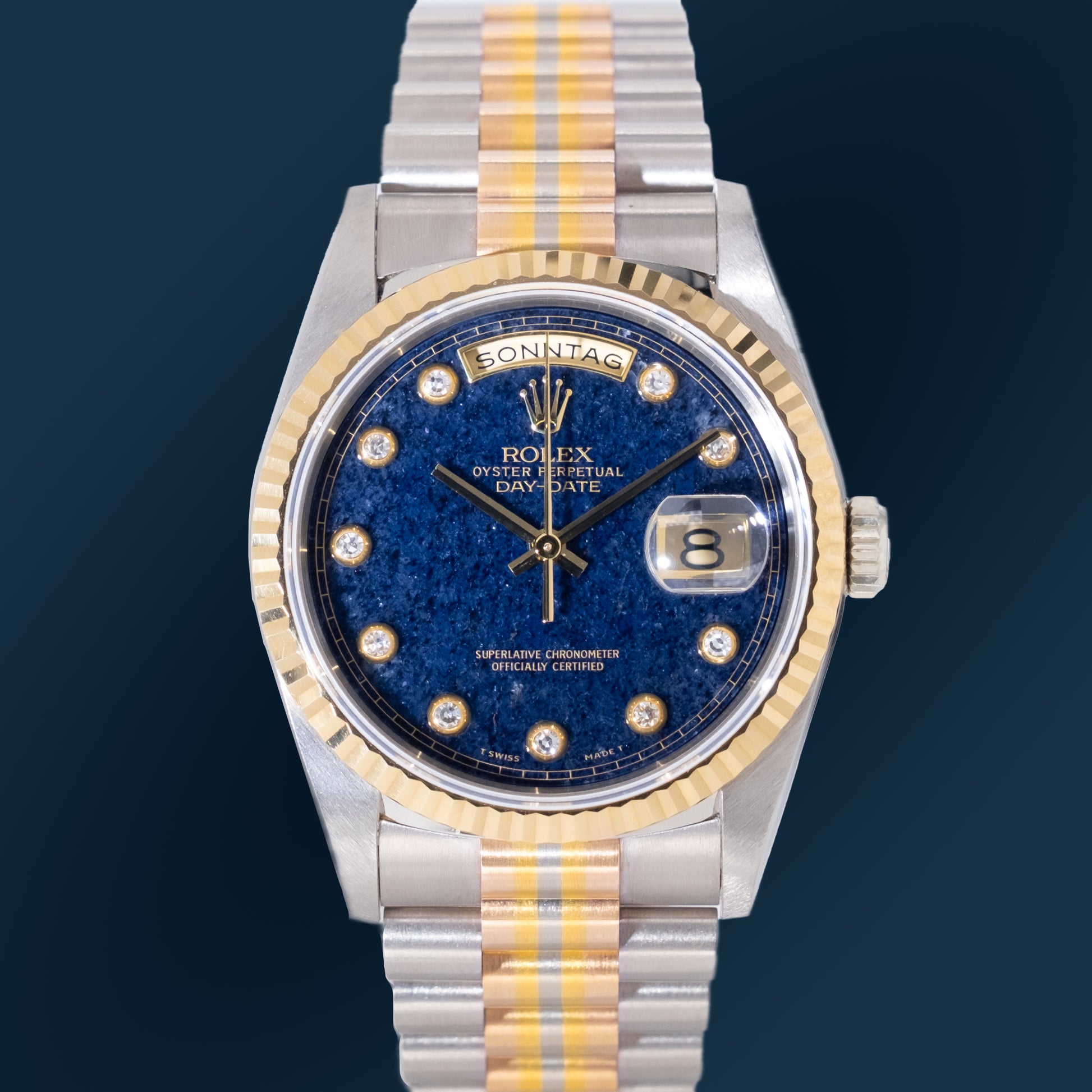 Rolex Uhren Rolex Day Date Wertanlage Day Date Grünes Zifferblatt